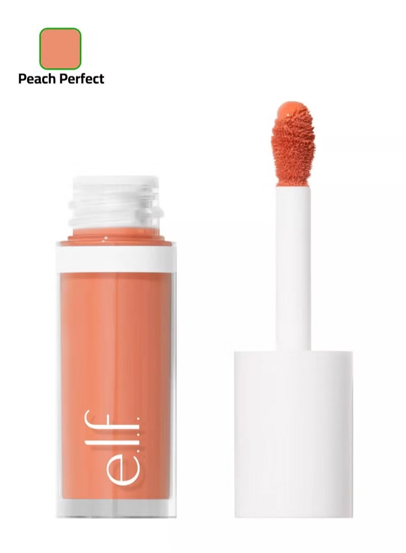 elf Camo Liquid Blush – Long-Lasting High-Pigment Liquid Blush for Soft, Dewy Finish (Peach Perfect) - Image 1